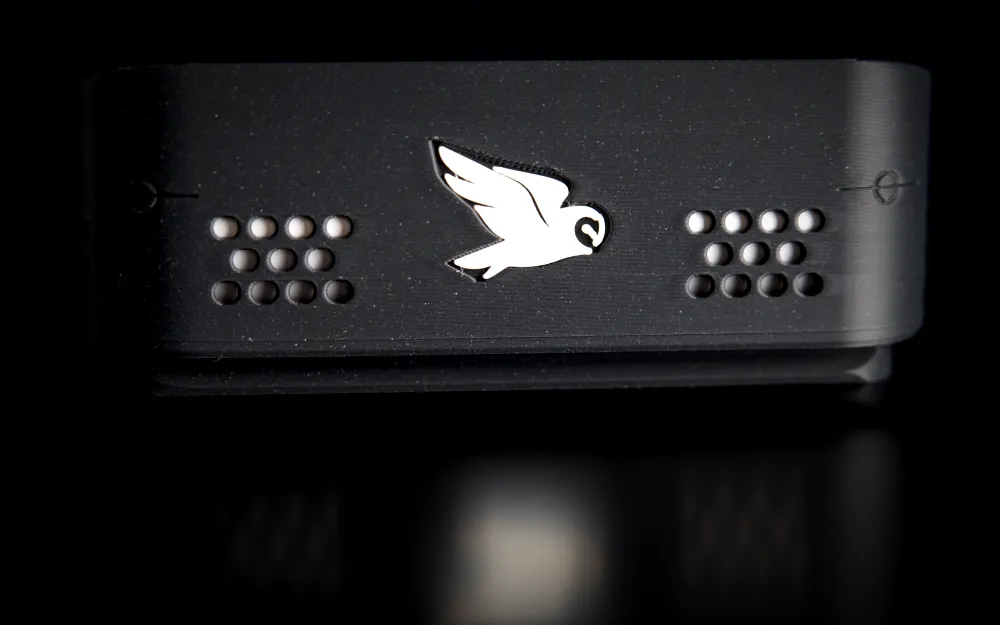 Rückseite des 3D-Sensors mit TYTO-Eule